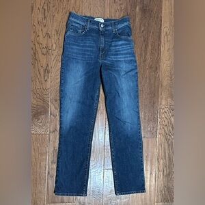 Abercrombie & Fitch Dark Blue 90s Straight ultra high rise Jeans